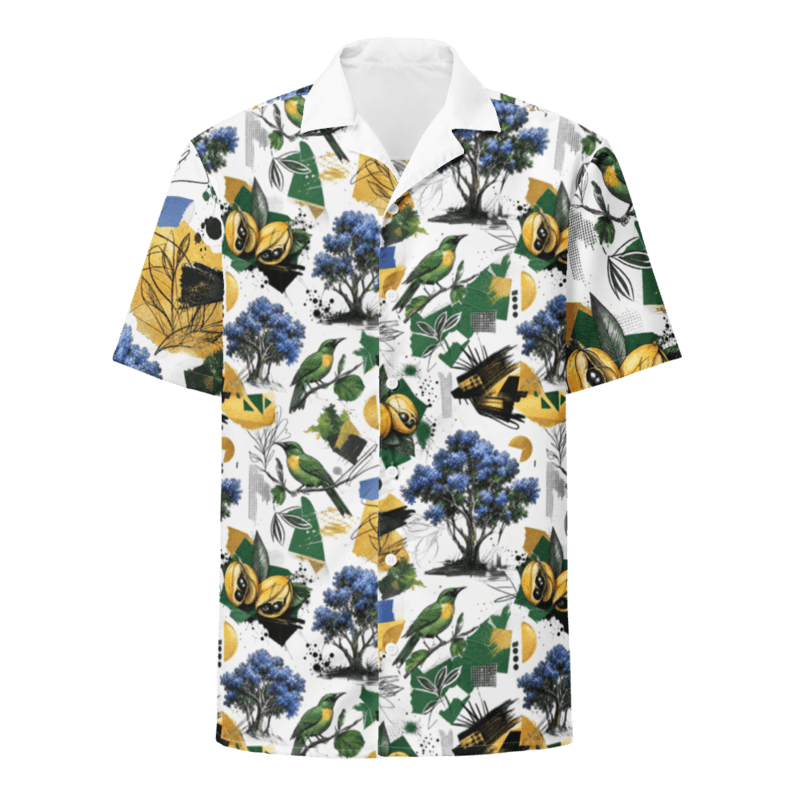 Jamaica inspired button down shirt thumbnail 2